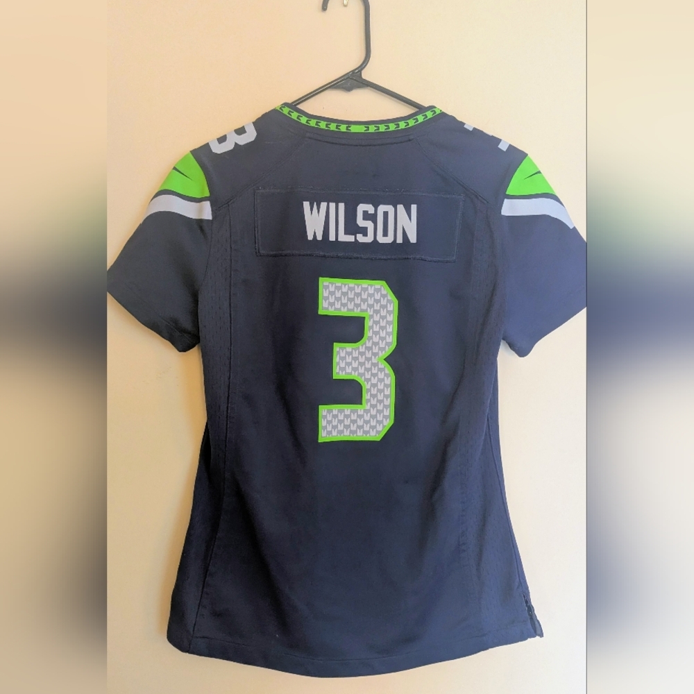 NFL Seattle Seahawks Russell Wilson Jersey, Women's Size Small
